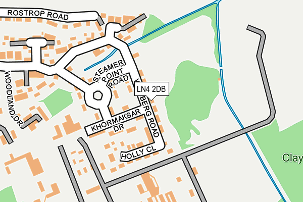 LN4 2DB map - OS OpenMap – Local (Ordnance Survey)