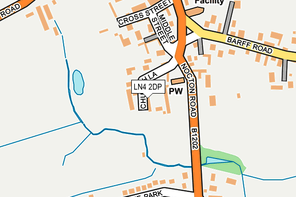 LN4 2DP map - OS OpenMap – Local (Ordnance Survey)