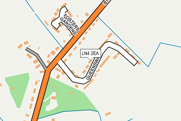 LN4 2EA map - OS OpenMap – Local (Ordnance Survey)