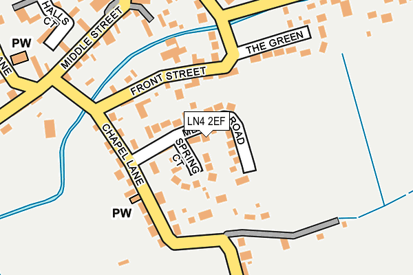 LN4 2EF map - OS OpenMap – Local (Ordnance Survey)