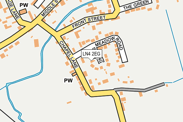 LN4 2EG map - OS OpenMap – Local (Ordnance Survey)