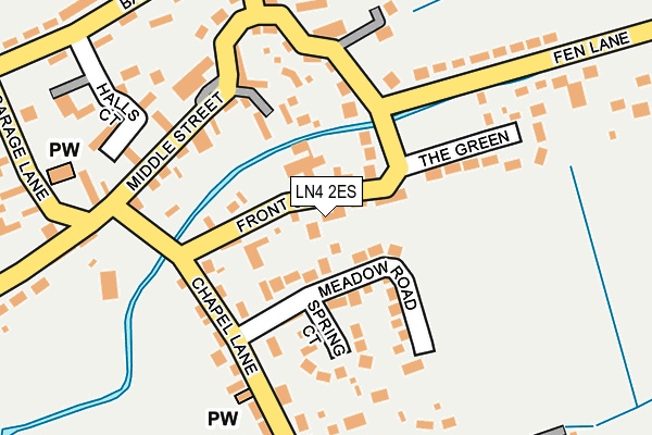 LN4 2ES map - OS OpenMap – Local (Ordnance Survey)