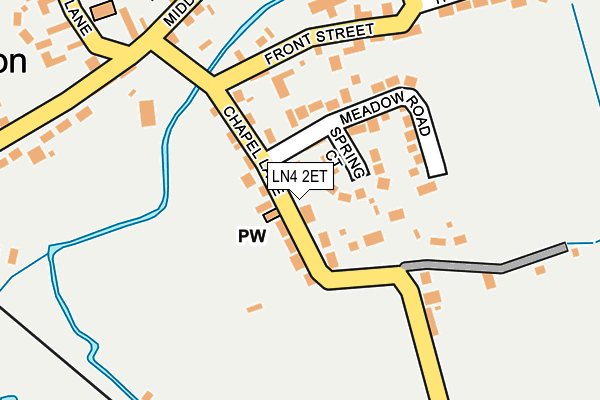 LN4 2ET map - OS OpenMap – Local (Ordnance Survey)