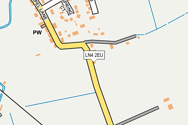LN4 2EU map - OS OpenMap – Local (Ordnance Survey)