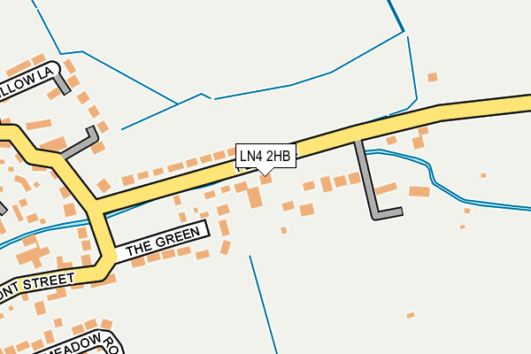 LN4 2HB map - OS OpenMap – Local (Ordnance Survey)
