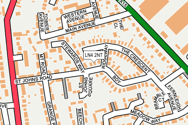 LN4 2NT map - OS OpenMap – Local (Ordnance Survey)