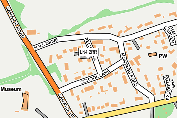 LN4 2RR map - OS OpenMap – Local (Ordnance Survey)