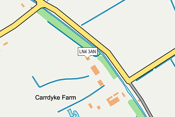 LN4 3AN map - OS OpenMap – Local (Ordnance Survey)