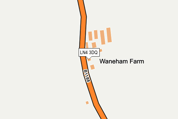 LN4 3DQ map - OS OpenMap – Local (Ordnance Survey)