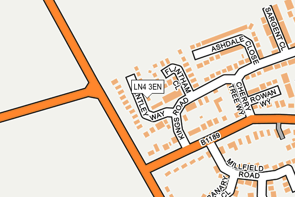 LN4 3EN map - OS OpenMap – Local (Ordnance Survey)