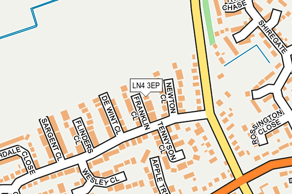 LN4 3EP map - OS OpenMap – Local (Ordnance Survey)
