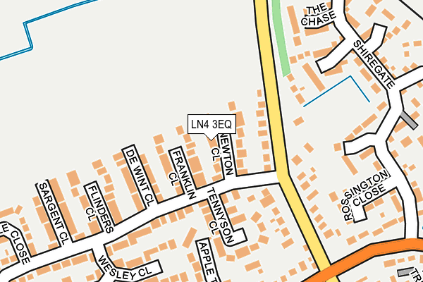 LN4 3EQ map - OS OpenMap – Local (Ordnance Survey)