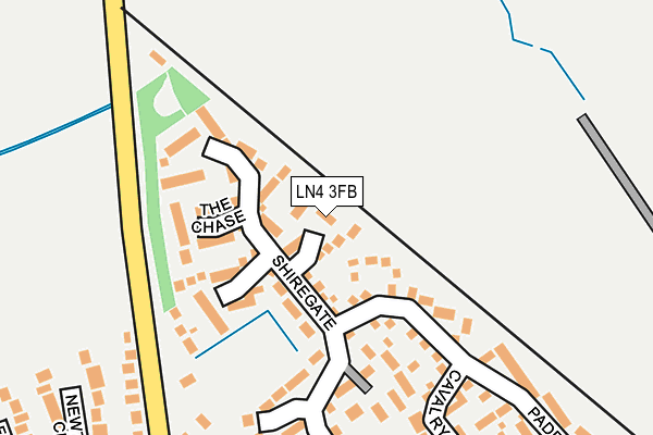 LN4 3FB map - OS OpenMap – Local (Ordnance Survey)