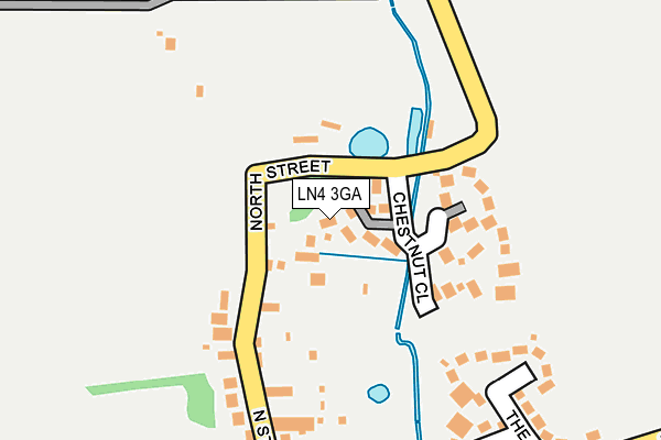 LN4 3GA map - OS OpenMap – Local (Ordnance Survey)