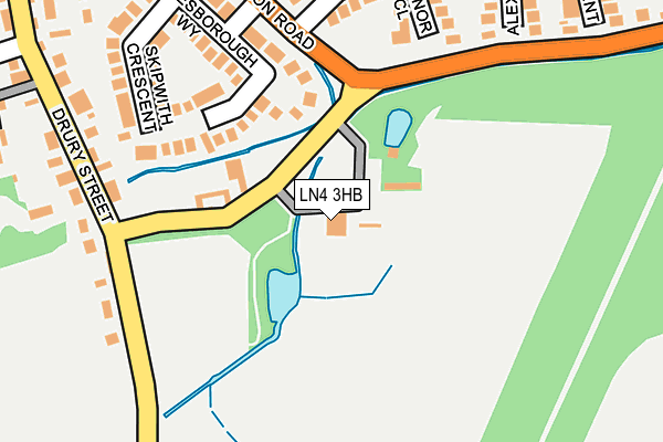 LN4 3HB map - OS OpenMap – Local (Ordnance Survey)