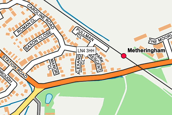 LN4 3HH map - OS OpenMap – Local (Ordnance Survey)