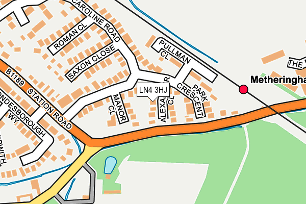 LN4 3HJ map - OS OpenMap – Local (Ordnance Survey)
