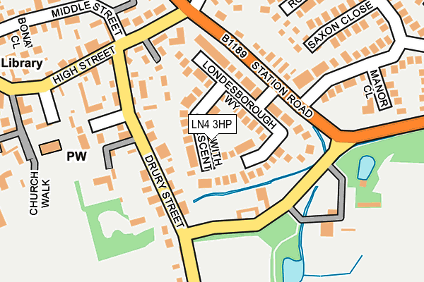 LN4 3HP map - OS OpenMap – Local (Ordnance Survey)