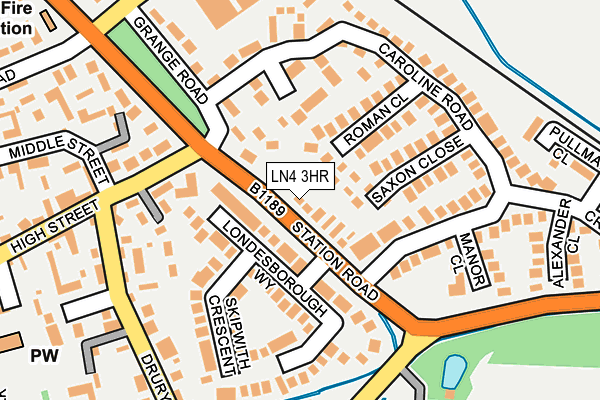 LN4 3HR map - OS OpenMap – Local (Ordnance Survey)