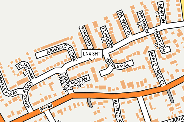 LN4 3HT map - OS OpenMap – Local (Ordnance Survey)