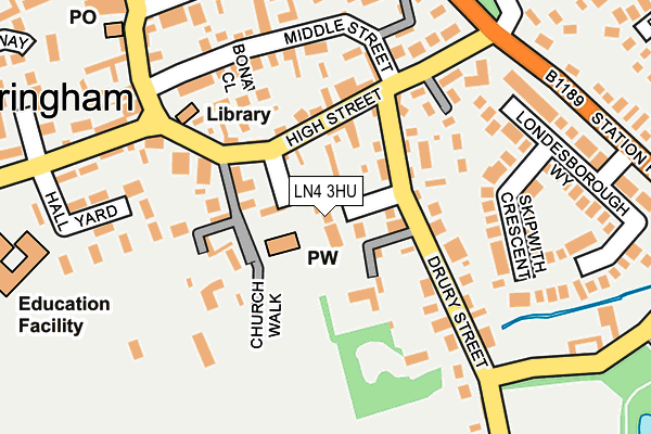 LN4 3HU map - OS OpenMap – Local (Ordnance Survey)