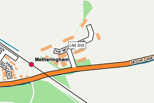 Map of METHERINGHAM GYM LIMITED at local scale