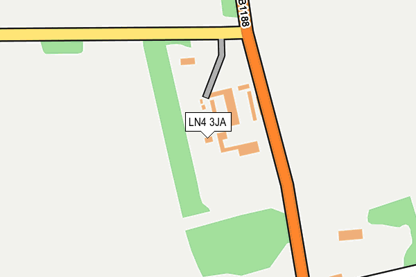 LN4 3JA map - OS OpenMap – Local (Ordnance Survey)