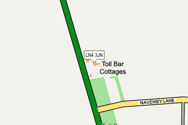 LN4 3JN map - OS OpenMap – Local (Ordnance Survey)