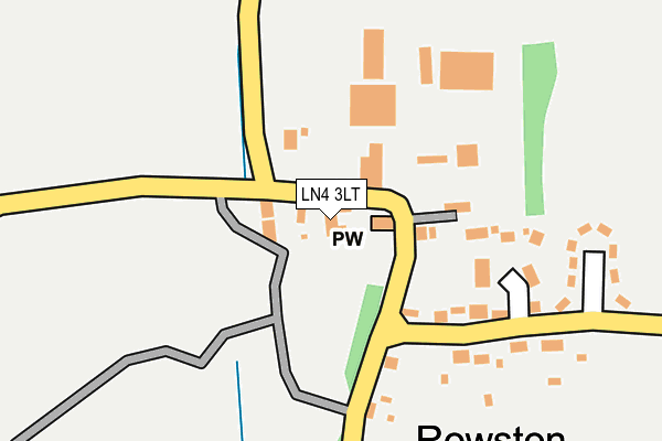 LN4 3LT map - OS OpenMap – Local (Ordnance Survey)