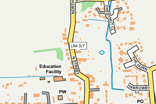 LN4 3LY map - OS OpenMap – Local (Ordnance Survey)