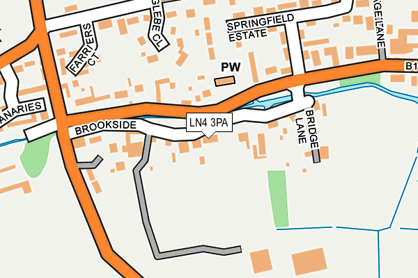 LN4 3PA map - OS OpenMap – Local (Ordnance Survey)