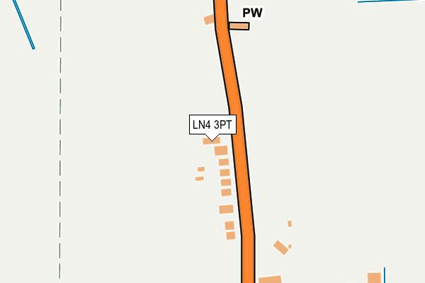 LN4 3PT map - OS OpenMap – Local (Ordnance Survey)