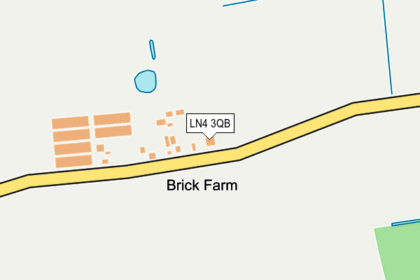 LN4 3QB map - OS OpenMap – Local (Ordnance Survey)