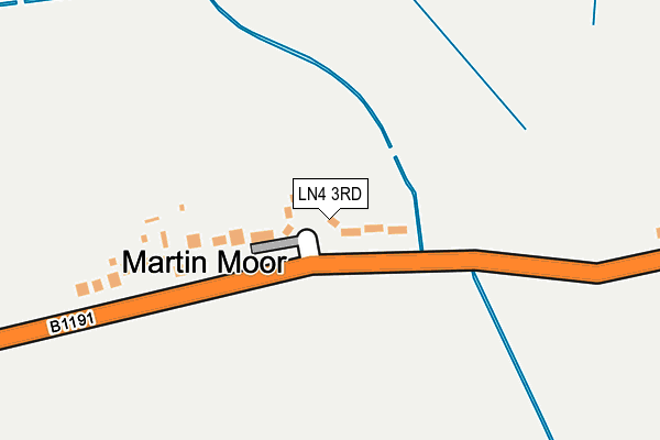 LN4 3RD map - OS OpenMap – Local (Ordnance Survey)
