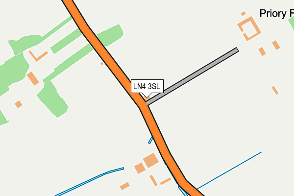 LN4 3SL map - OS OpenMap – Local (Ordnance Survey)