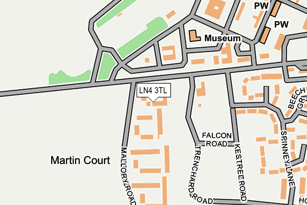 LN4 3TL map - OS OpenMap – Local (Ordnance Survey)