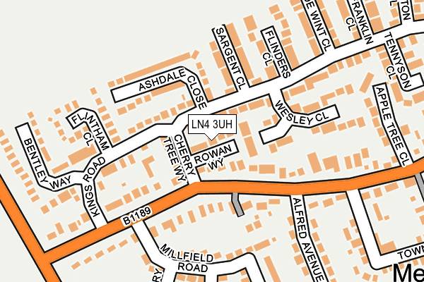 LN4 3UH map - OS OpenMap – Local (Ordnance Survey)