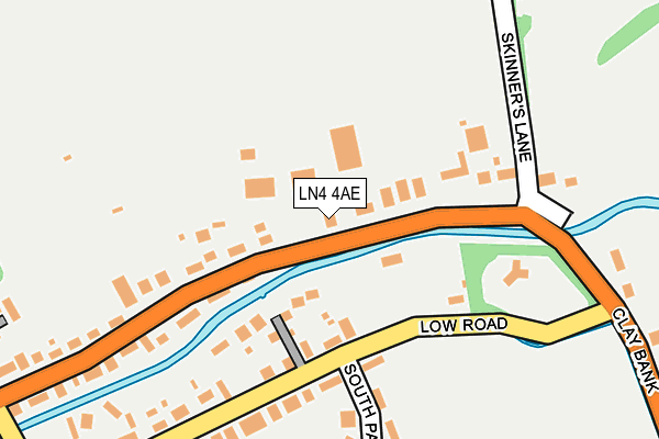 LN4 4AE map - OS OpenMap – Local (Ordnance Survey)