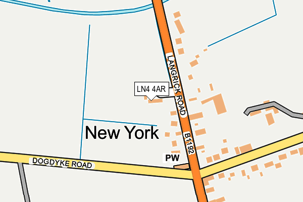 LN4 4AR map - OS OpenMap – Local (Ordnance Survey)