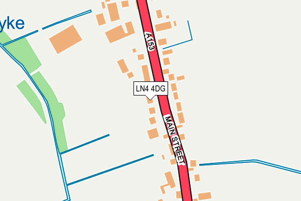 LN4 4DG map - OS OpenMap – Local (Ordnance Survey)