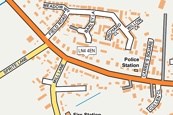 LN4 4EN map - OS OpenMap – Local (Ordnance Survey)