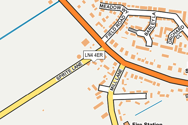 LN4 4ER map - OS OpenMap – Local (Ordnance Survey)