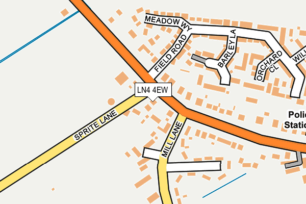 LN4 4EW map - OS OpenMap – Local (Ordnance Survey)