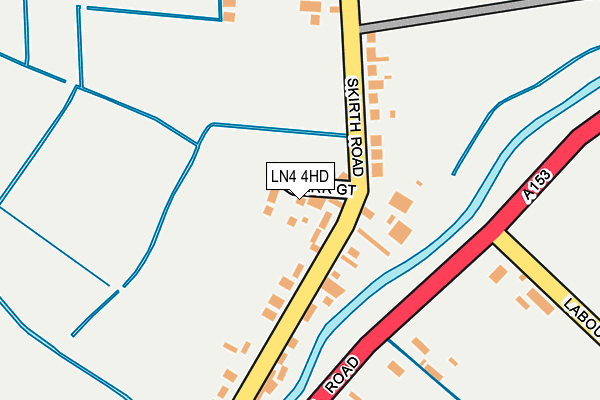LN4 4HD map - OS OpenMap – Local (Ordnance Survey)