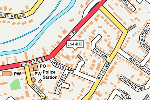 LN4 4HG map - OS OpenMap – Local (Ordnance Survey)