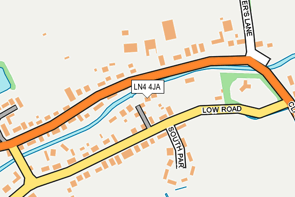 LN4 4JA map - OS OpenMap – Local (Ordnance Survey)