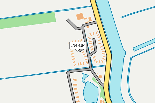 LN4 4JP map - OS OpenMap – Local (Ordnance Survey)