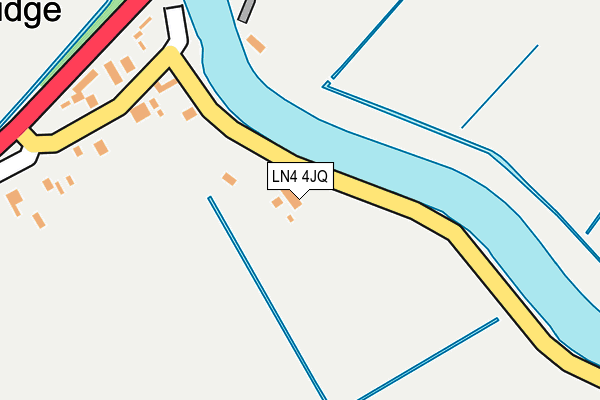 LN4 4JQ map - OS OpenMap – Local (Ordnance Survey)