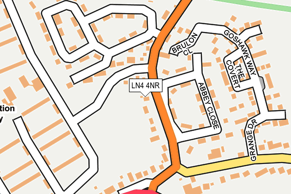 LN4 4NR map - OS OpenMap – Local (Ordnance Survey)