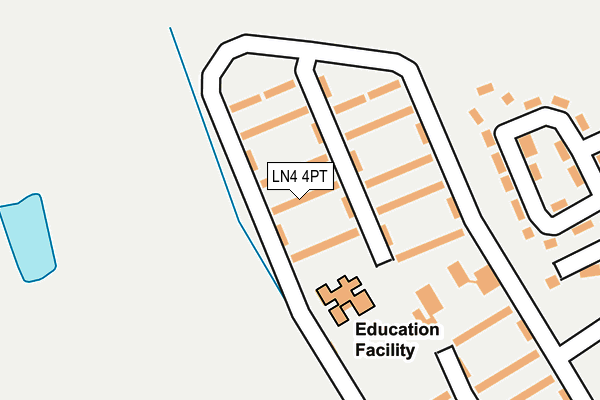 LN4 4PT map - OS OpenMap – Local (Ordnance Survey)